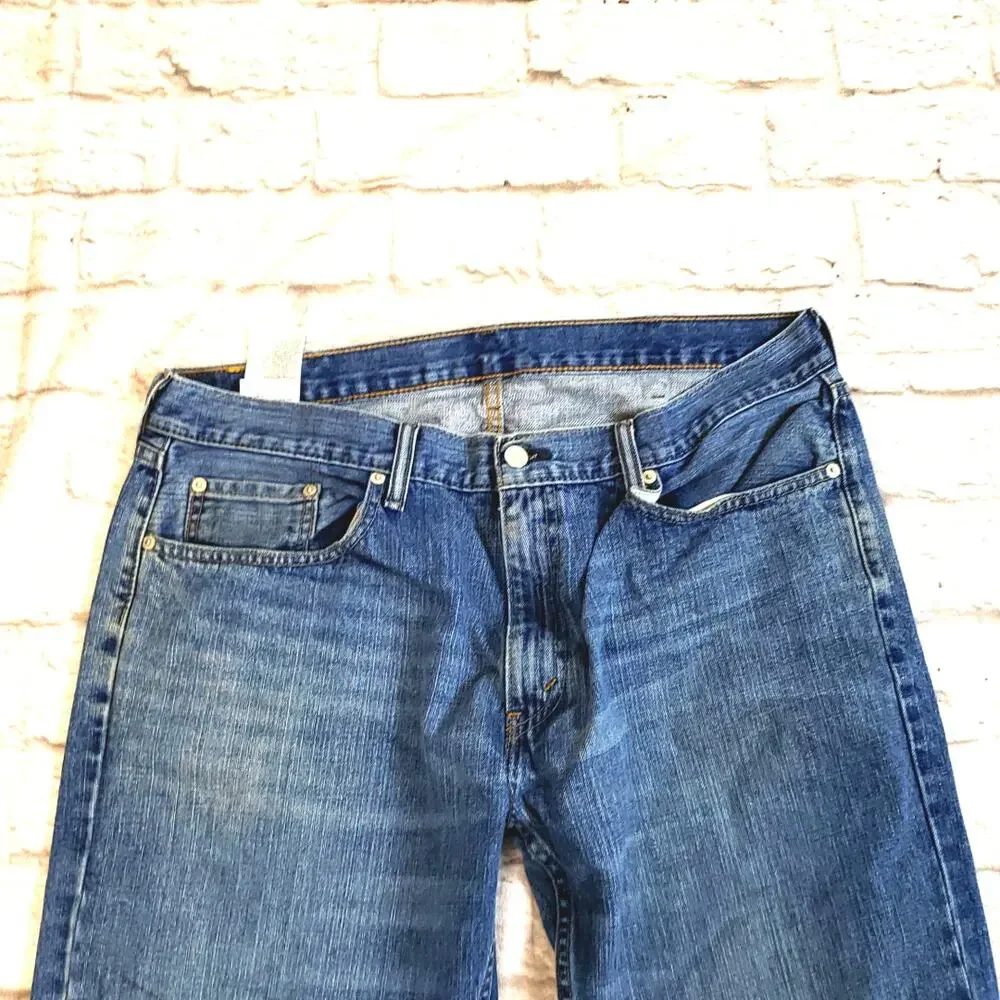 Levi’s 559 Relaxed Straight Jeans Men’s Size 38 Blue 100% Cotton Denim